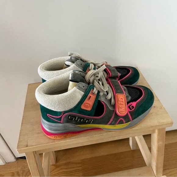Gucci Ultrapace Top Sneakers - Picture 1 of 6